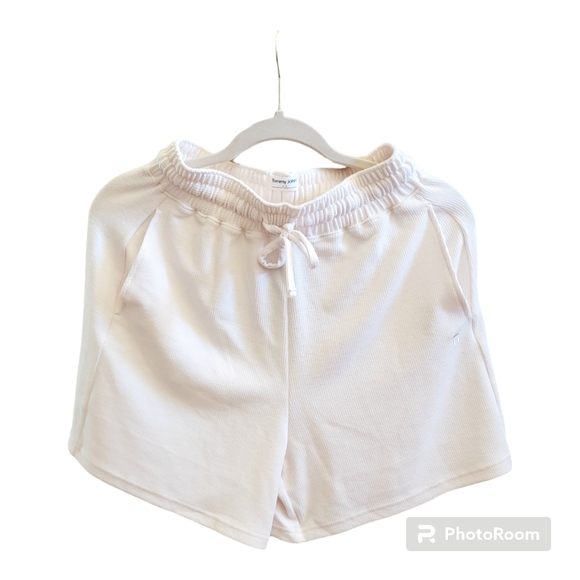 Tommy John Women's Drawstring Lounge Shorts Color Pastel Parchment Size XS NWT - Picture 3 of 10
